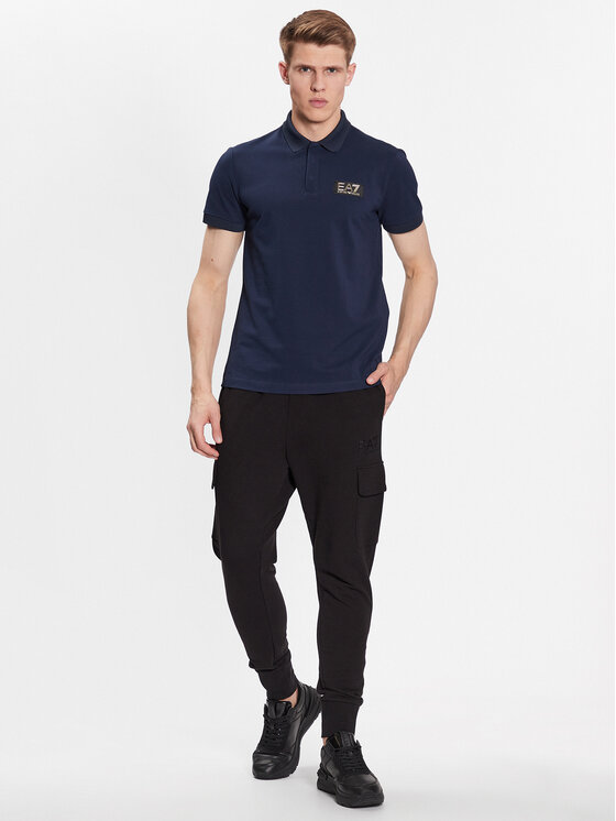 EA7 Emporio Armani EA7 Emporio Armani Polokošeľa 3RPF01 PJ5AZ 1554 Tmavomodrá Regular Fit