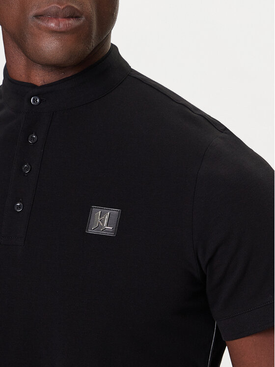 KARL LAGERFELD KARL LAGERFELD Polokošile 745001 554221 Černá Regular Fit