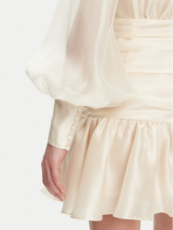 BARDOT BARDOT Kokteilinė suknelė 59720DB Écru Regular Fit