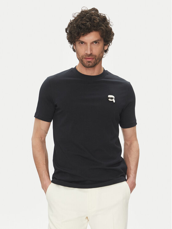 KARL LAGERFELD KARL LAGERFELD T-Shirt 755710 552224 Tmavomodrá Regular Fit