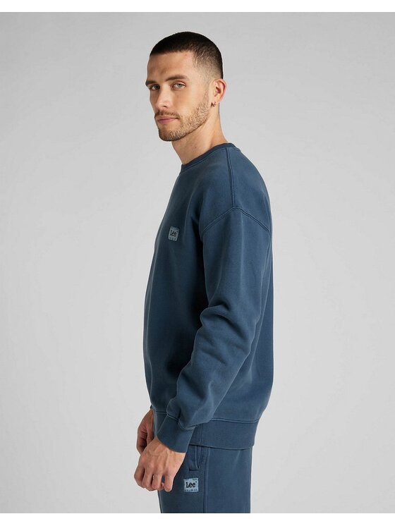 Lee Lee Felpa CORE LOOSE SWS Blu Regular Fit