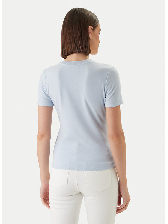 Morgan Morgan Блузка 251-DOMANI Блакитний Slim Fit