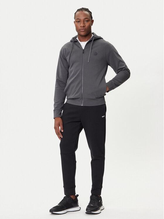 BOSS BOSS Bluza Saggy Future 50545581 Szary Relaxed Fit