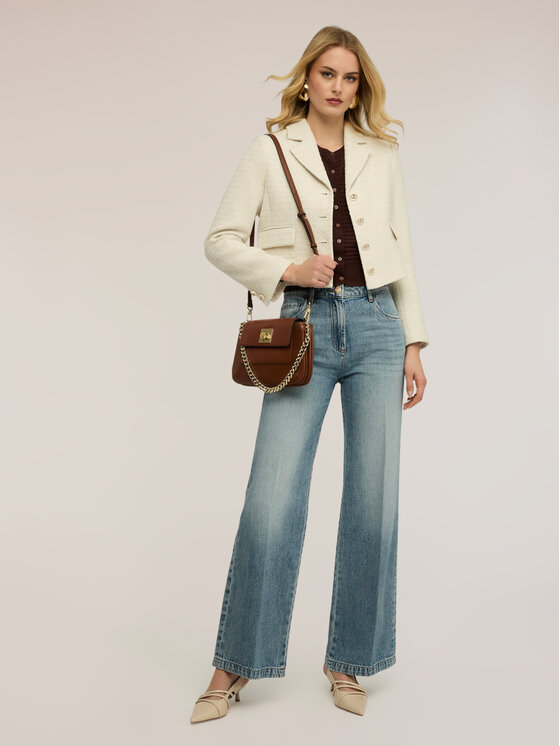 Motivi Motivi Giacca di transizione Q031Q001044N002 Crema Regular Fit