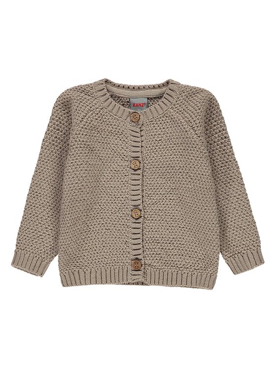 Kanz Kanz Bluza 2122207-6830 Beżowy Basic Fit