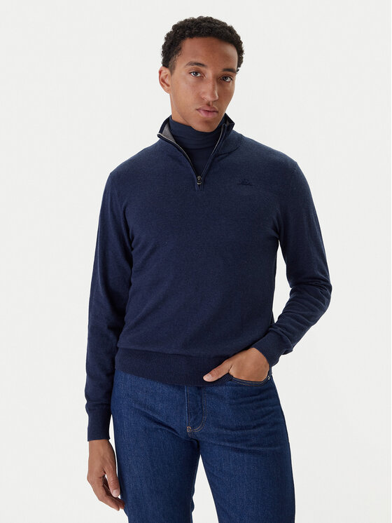 Robe di Kappa Robe di Kappa Bluză cu gât 68118HW 194 Bleumarin Regular Fit