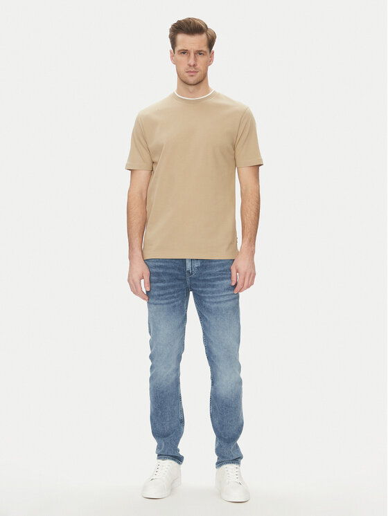 BOSS BOSS Póló H-Thompson 59 50524998 Bézs Regular Fit