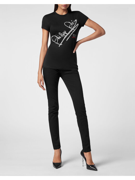 PHILIPP PLEIN PHILIPP PLEIN T-shirt 3987 Nero Regular Fit