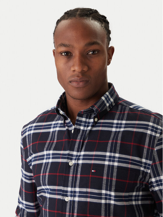 Tommy Hilfiger Tommy Hilfiger Cămașă MW0MW40894 Bleumarin Regular Fit
