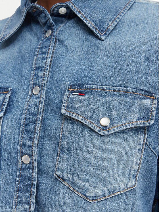 Tommy Jeans Tommy Jeans Teksasärk DW0DW23486 Sinine Regular Fit