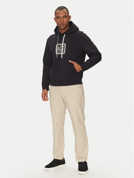 Armani Exchange Armani Exchange Majica dugih rukava XM000482 AF10818 UB101 Tamnoplava Regular Fit
