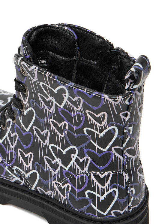 DeeZee DeeZee Schnürstiefeletten CEO-AVO-2208-021 Schwarz