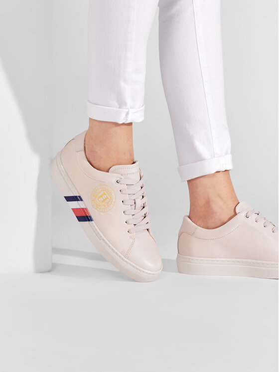 Tommy Hilfiger Sneakers Elevated Th Crest Sneaker FW0FW06591 Rosa