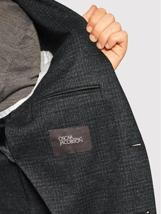 Oscar Jacobson Oscar Jacobson Sako Ferry 3172 5274116 Šedá Slim Fit