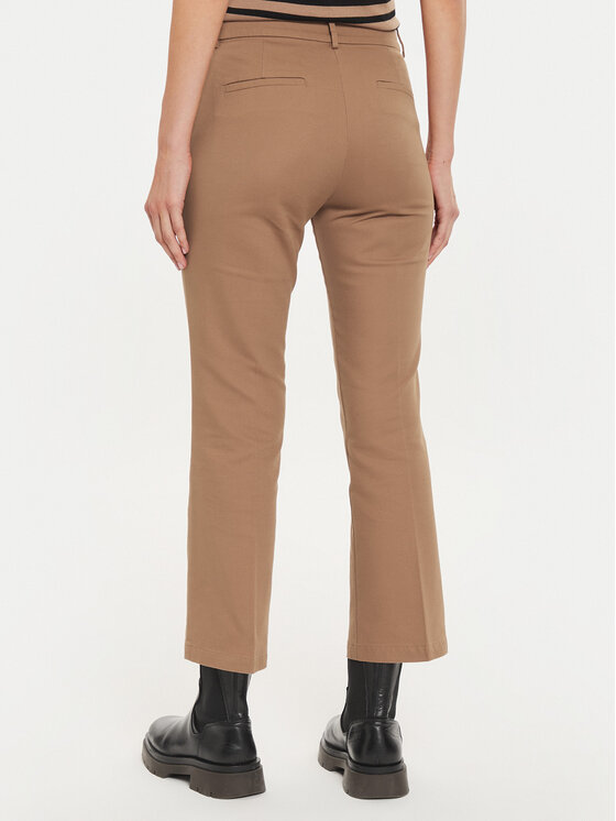 Sisley Sisley Παντελόνι υφασμάτινο 45G2LE02X Καφέ Slim Fit