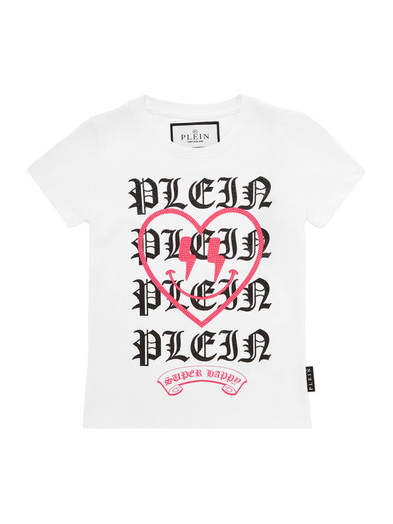 PHILIPP PLEIN PHILIPP PLEIN T-Shirt 20103 Biały Regular Fit