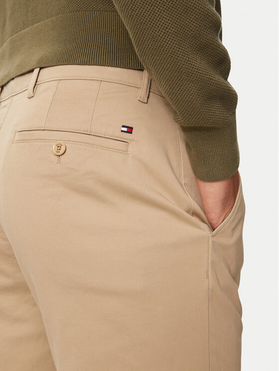Tommy Hilfiger Tommy Hilfiger Chino hlače Denton MW0MW37873 Bež Slim Fit