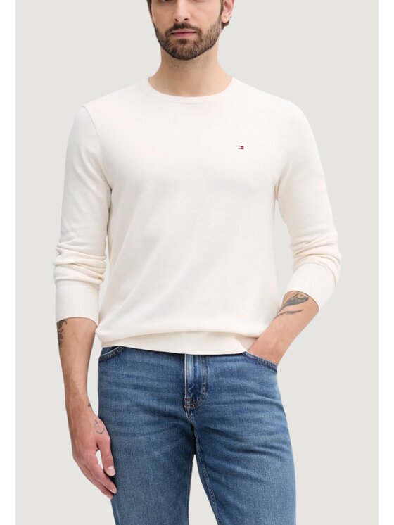 Tommy Hilfiger Tommy Hilfiger Πουλόβερ ESSENTIAL SSNL COTTO Μπεζ To Fit