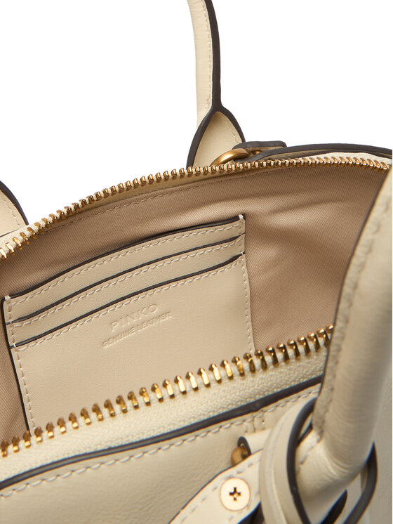 PINKO PINKO Kabelka Bowling Bag Baguette AI 25-26 105334 A2VW Écru