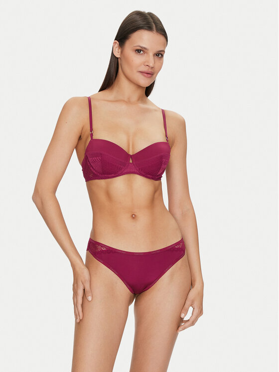 Calvin Klein Underwear Calvin Klein Underwear Biustonosz balkonetka 000QF7543E Fioletowy