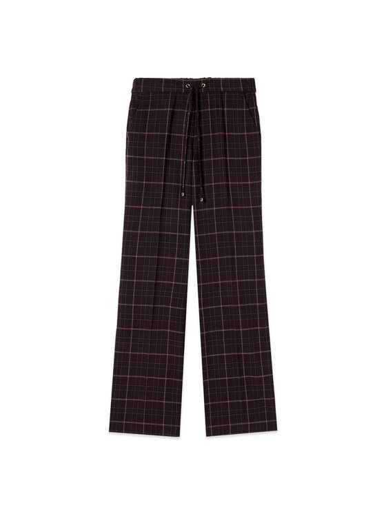 Oltre Oltre Pantaloni di tessuto P036R009560N0V2 Bordeaux Regular Fit
