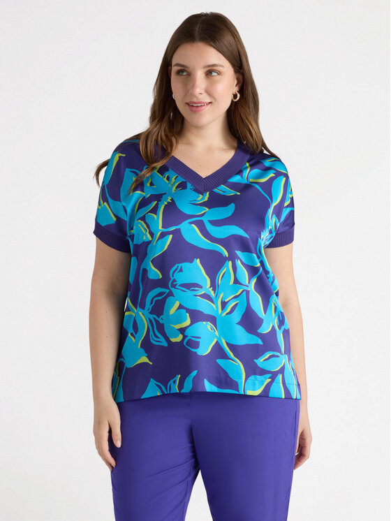 Fiorella Rubino Fiorella Rubino Cardigan M540L007910N0Z4 Turchese Boxy Fit