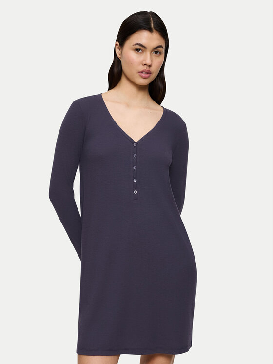 Triumph Triumph Cămașă de noapte Mix&Match 10225032 Bleumarin Regular Fit