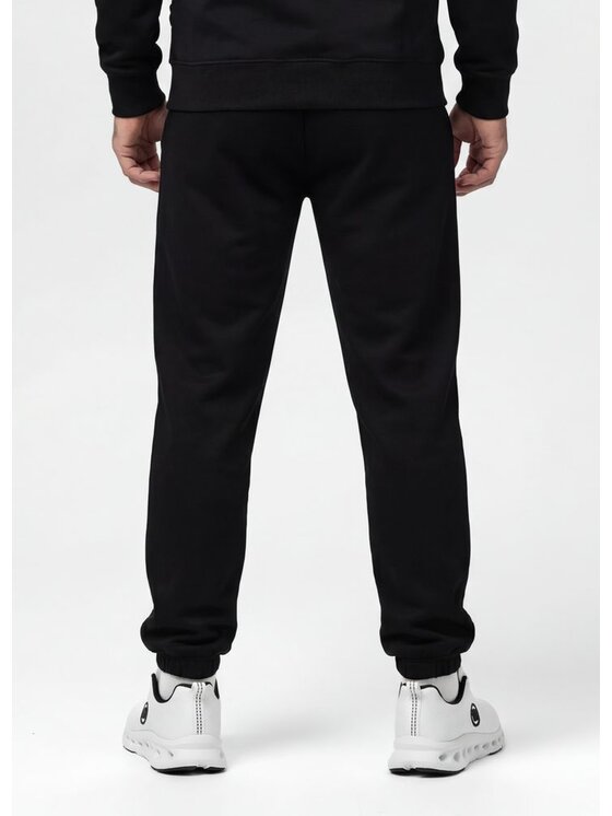 PITBULL PITBULL Spodnie dresowe ADCC SMALL LOGO NUGGET Czarny Regular Fit