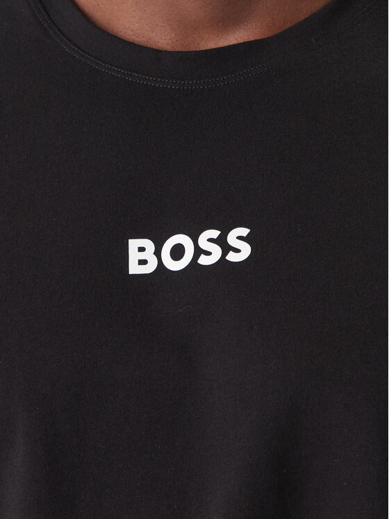 BOSS BOSS Pigiama Easy Long 50535875 Nero Loose Fit