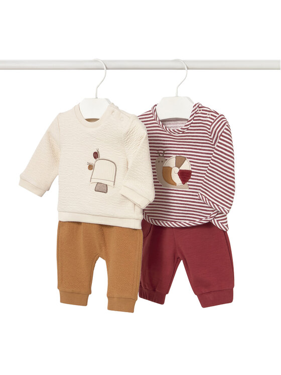 Mayoral Mayoral komplet_2_par_spodni_dresowych_i_2_bluz 2621 Multicolore Regular Fit