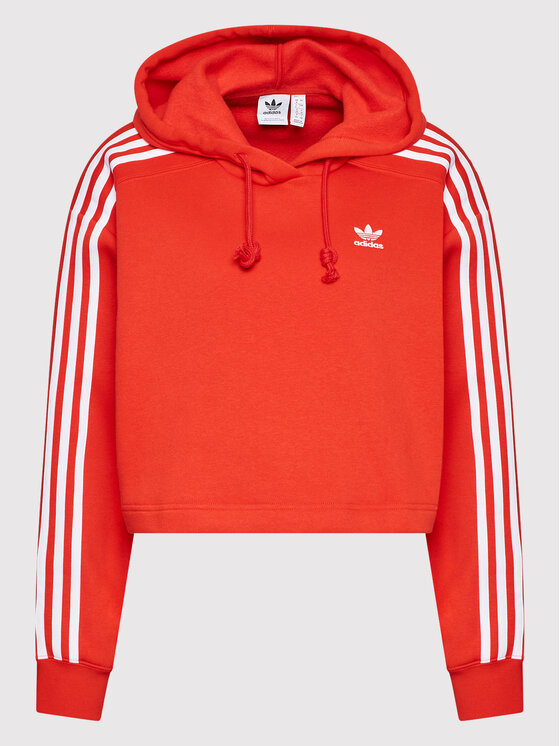 Felpa adidas rossa new arrivals