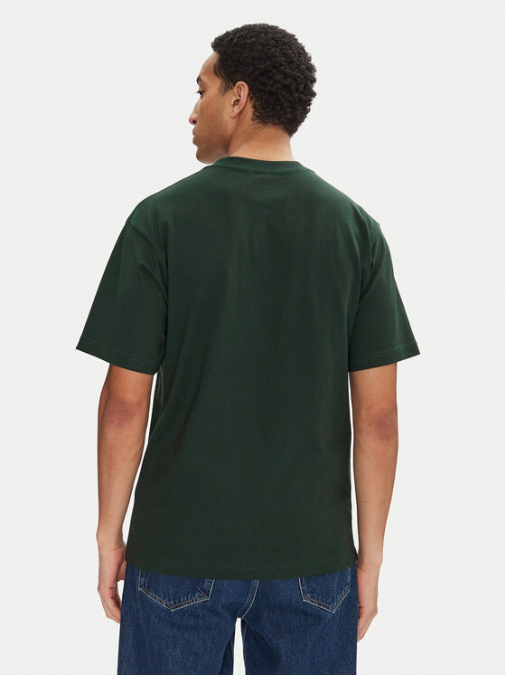 Vans Vans Póló Left Chest II VN000P1P Zöld Loose Fit