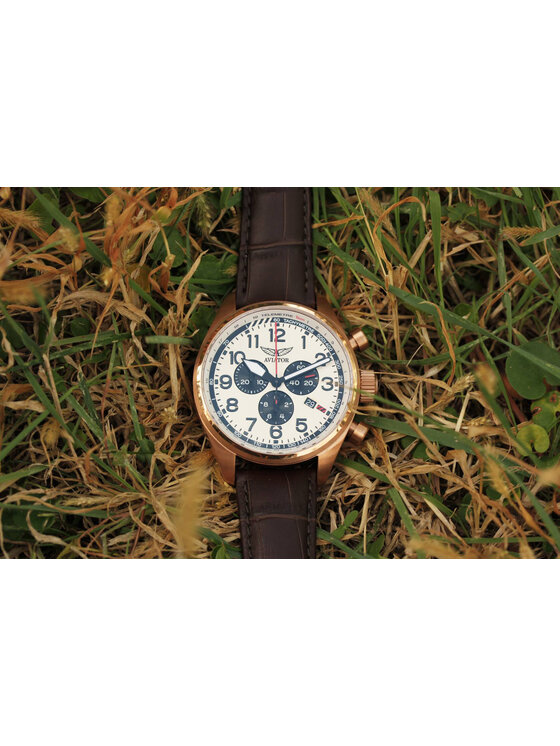 Aviator Aviator Zegarek V.2.25.2.173.4 Czarny