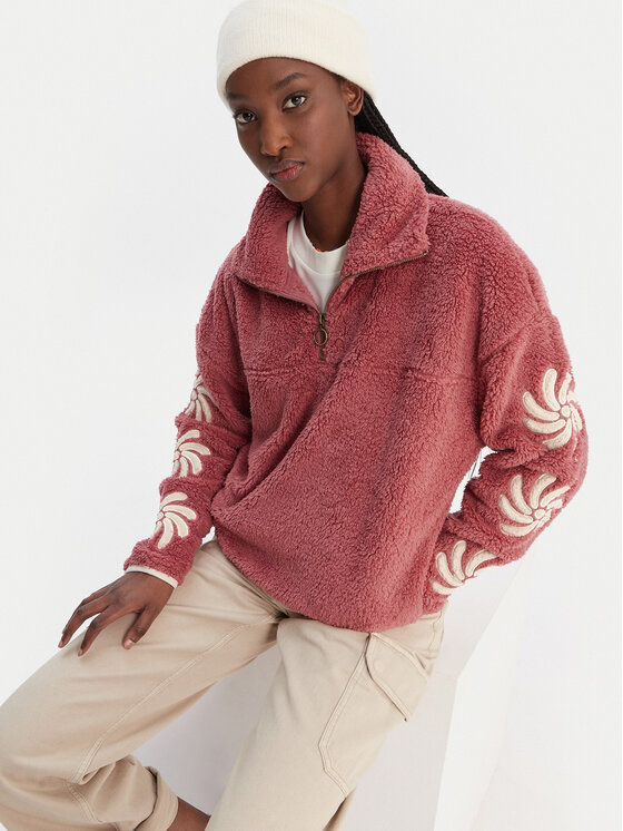 Billabong Billabong Felpa di pile Sun Fun EBJPF00116 Rosa Oversize