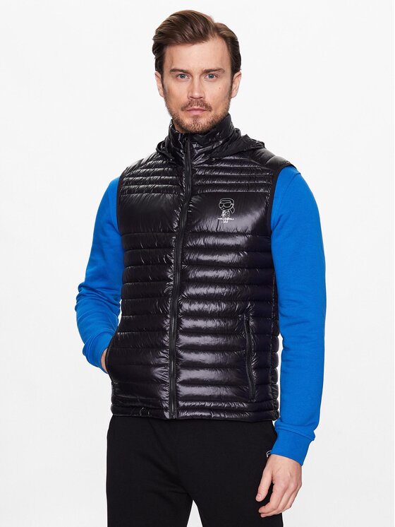 KARL LAGERFELD KARL LAGERFELD Жилет 505087 531590 Чорний Regular Fit