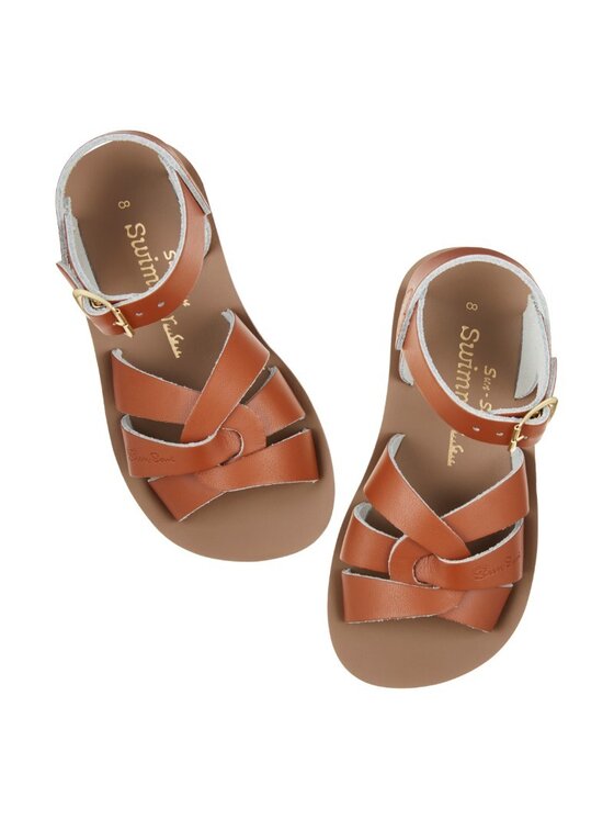 Salt Water Sandals Salt Water Sandals Sandały Swimmer Kids - tan Brązowy