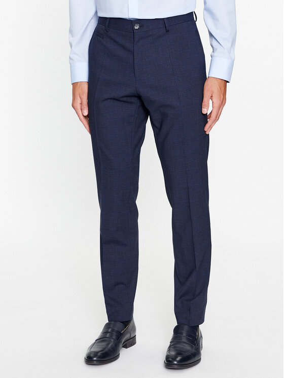 Boss Stoffhose 50502469 Dunkelblau Slim Fit | Modivo.de