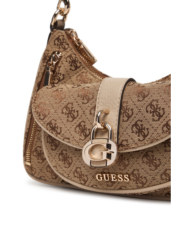 Guess Guess Дамска чанта Jessa HWJG83 62180 Бежов