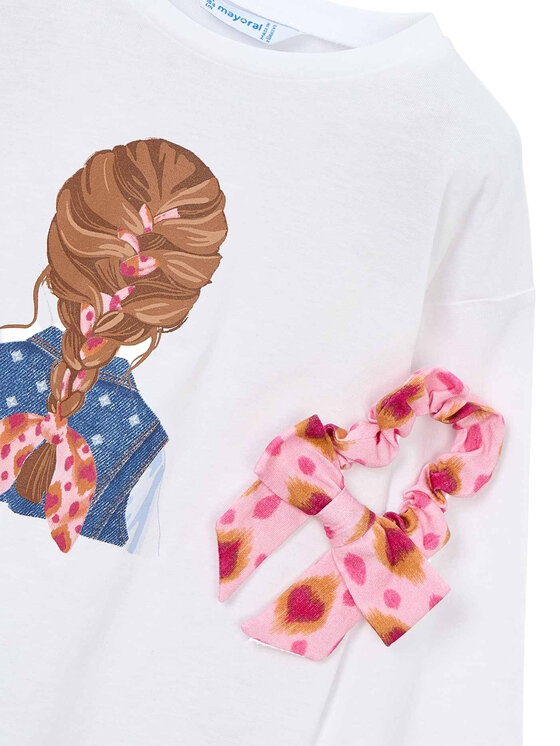 Mayoral Mayoral Bluse 3020 Weiß Regular Fit