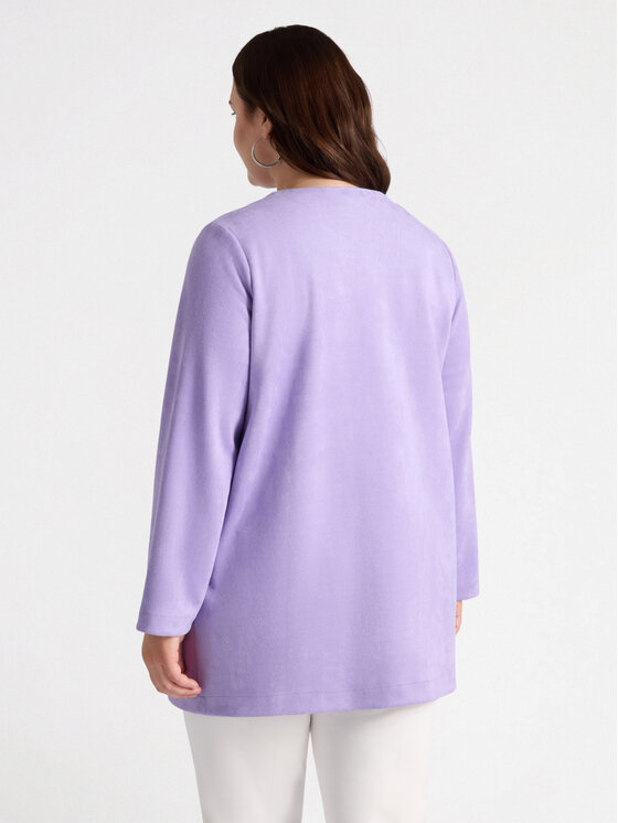 Fiorella Rubino Fiorella Rubino Cappotto invernale F416L000053N009 Viola A-Line Fit