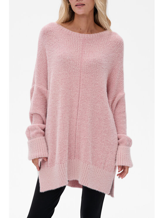 blue shadow blue shadow Tunika Amara Różowy Regular Fit