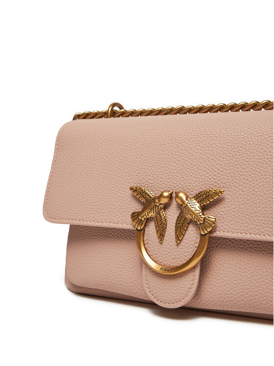 PINKO PINKO Rankinė Love One Soft Mini AI 24-25 PLTT 104528 A29Q Rožinė