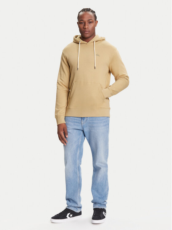 Quiksilver Quiksilver Majica dugih rukava Salt Water Hoodie EQYFT05159 Bež Regular Fit