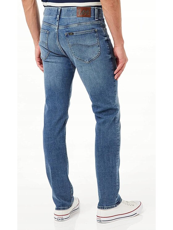 Lee Lee Jeansy Straight Fit MVP Extereme Motion Niebieski Tapered Fit