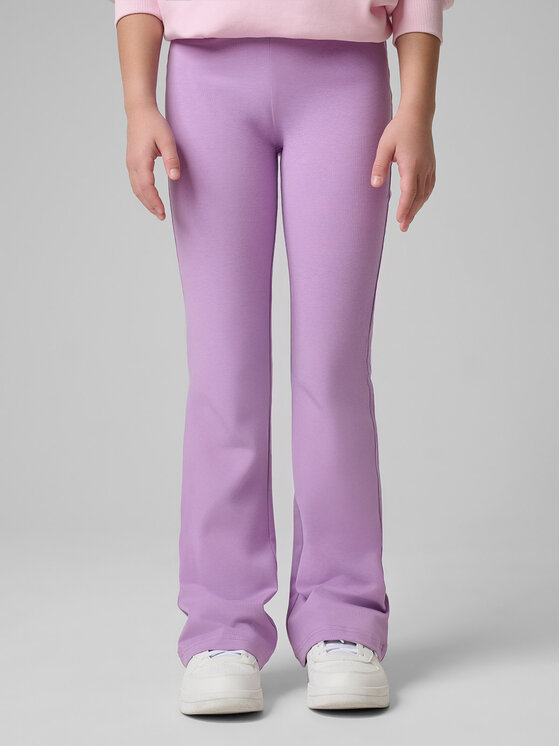 4F 4F Legginsy SUMMERTIME JOY Fioletowy