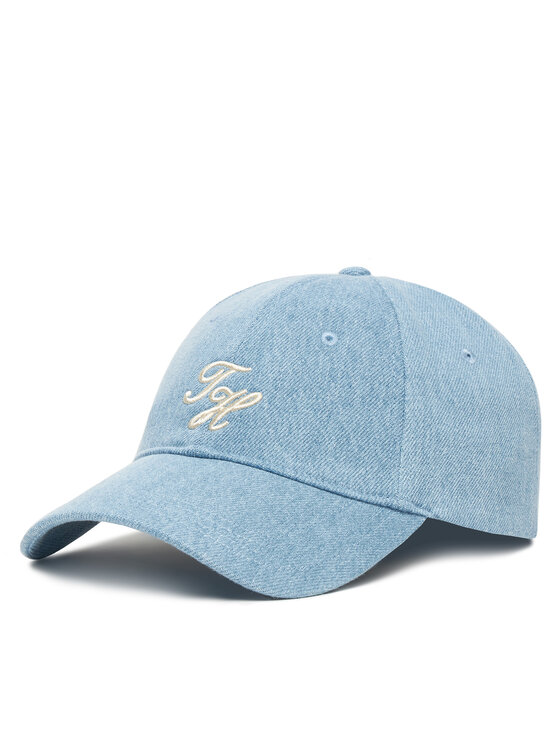 Tommy Hilfiger Tommy Hilfiger Czapka z daszkiem Th Embroidered AW0AW17486 Błękitny