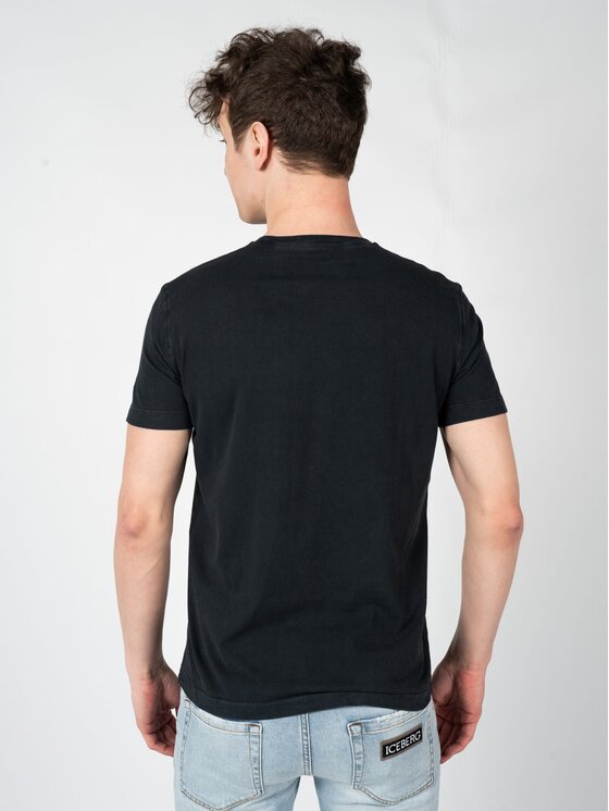 Iceberg Iceberg T-Shirt F0296317 Μαύρο Regular Fit