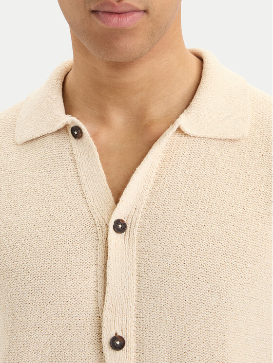 Tommy Hilfiger Tommy Hilfiger Camicia MW0MW42796 Crema Regular Fit