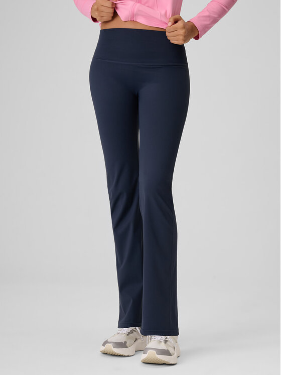 4F 4F Legginsy ESSENTIAL Granatowy Slim Fit