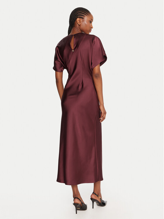 Rinascimento Rinascimento Коктейльна сукня CFC0125718003 Бордовий Regular Fit